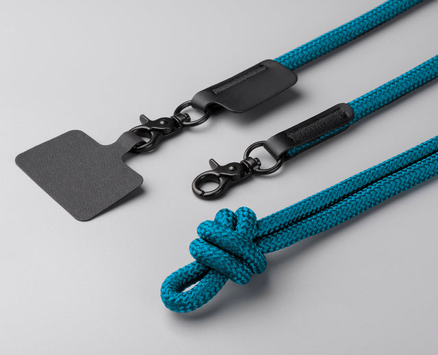 10mm Rope Phone Strap with Patch - Blue – Chili Edition